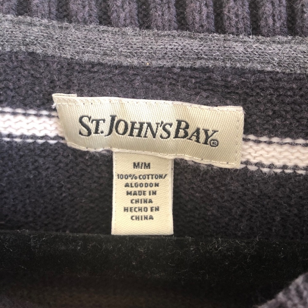 St. John’s Bay Striped Sweater - Picture 3 of 4